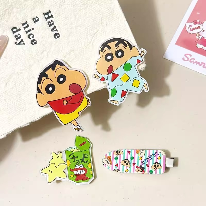กิ๊บติดผมด้านข้าง Crayon Shin-Chan ขนาดเล็ก น่ารัก