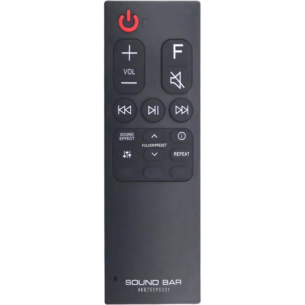 ลูกชาย75595331 เปลี่ยนรีโมทสําหรับ LG Sound Bar SPL5B-W SPH4B-W SL5Y SL4Y SL7Y SN7CY SN6Y SL6Y SPH4B
