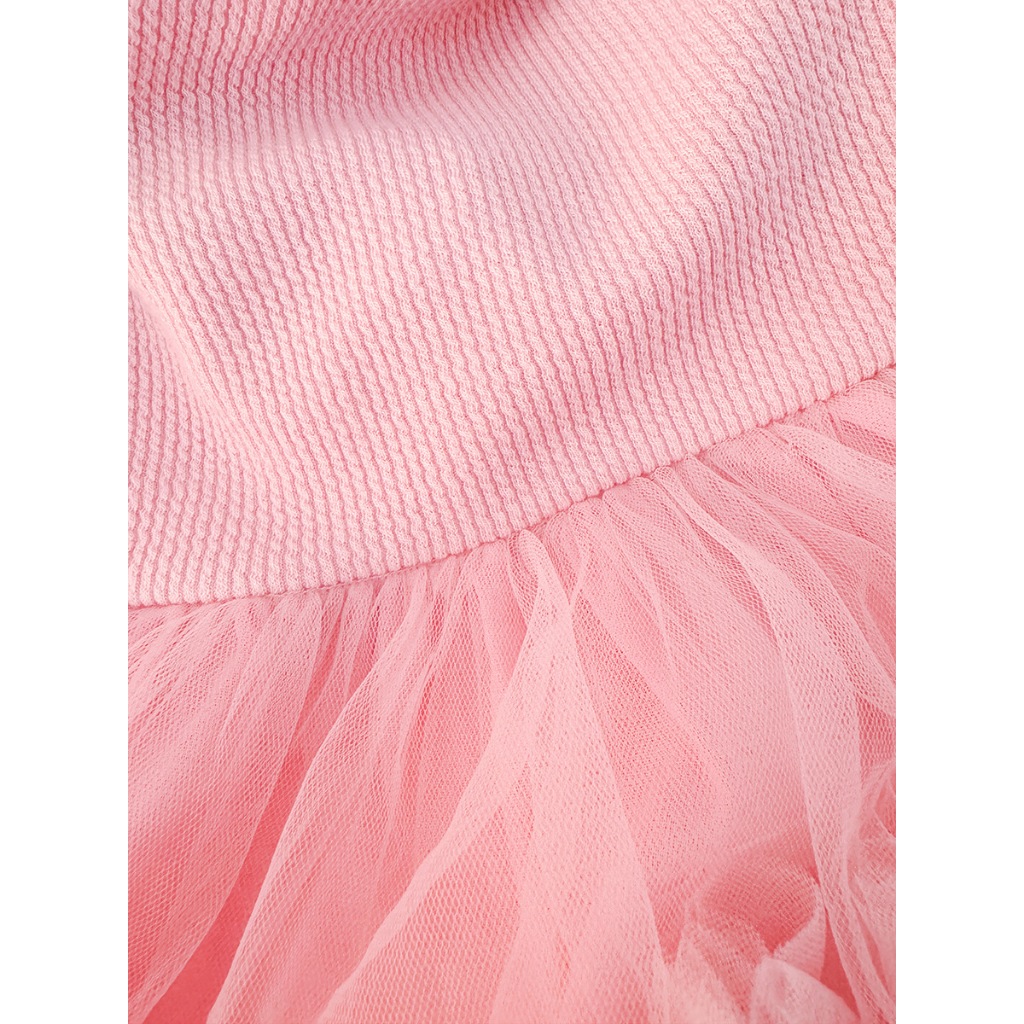 ฤดูใบไม้ผลิและฤดูใบไม้ร่วงใหม่ชุดเด็กผู้หญิง,สไตล์เกาหลีสีทึบชีฟองเด็กแขนยาวเสื้อผ้า+ผ้าคลุมไหล่ (9 เดือน -3 ปี) - รูปที่ 6