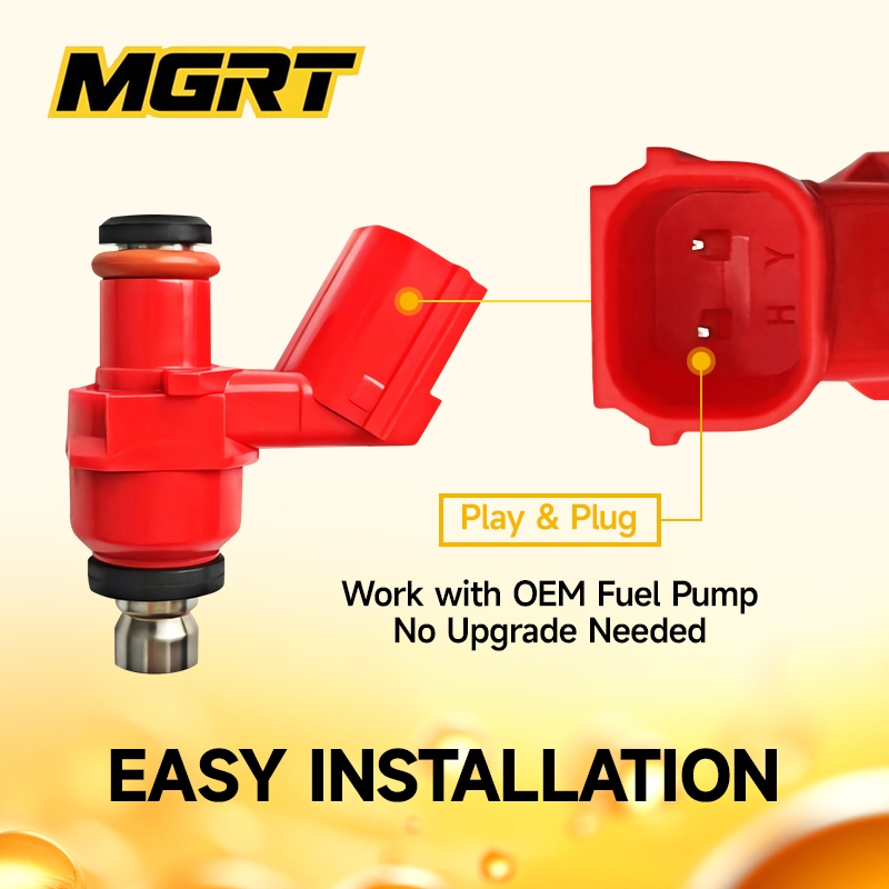 (6/8/10 หลุม) HONDA CLICK 125 150 VARIO PCX 150 WAVE 110 125 RS125 Scoopy Fi Beat Fi Racing หัวฉีดน้