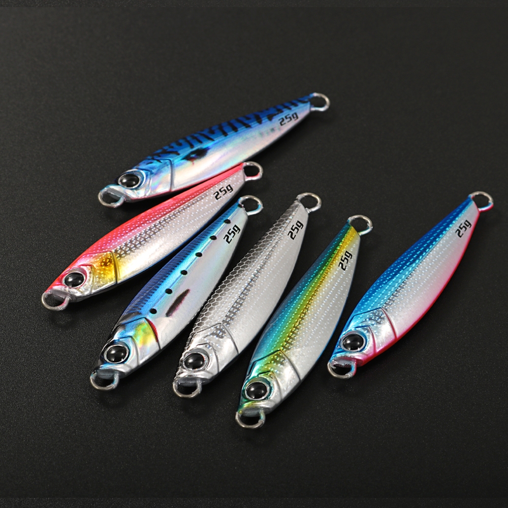 JIGGING PRO น้ําเค็มโลหะ Cast Micro Jig ช้อน Lure 10g 14g 22g 25g 30g 40g เหยื่อประดิษฐ์ Shore ช้า Jigging เหยื่อตกปลาปลา Tackle ราคา ถูกที่สุด ดีลบีเคเค แกลเลอรีภาพที่ 7