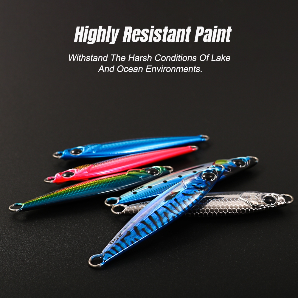 JIGGING PRO น้ําเค็มโลหะ Cast Micro Jig ช้อน Lure 10g 14g 22g 25g 30g 40g เหยื่อประดิษฐ์ Shore ช้า Jigging เหยื่อตกปลาปลา Tackle ราคา ถูกที่สุด ดีลบีเคเค แกลเลอรีภาพที่ 4