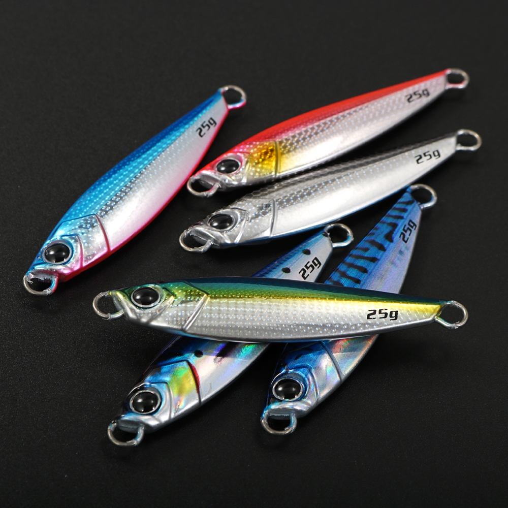 JIGGING PRO น้ําเค็มโลหะ Cast Micro Jig ช้อน Lure 10g 14g 22g 25g 30g 40g เหยื่อประดิษฐ์ Shore ช้า Jigging เหยื่อตกปลาปลา Tackle ราคา ถูกที่สุด ดีลบีเคเค แกลเลอรีภาพที่ 8