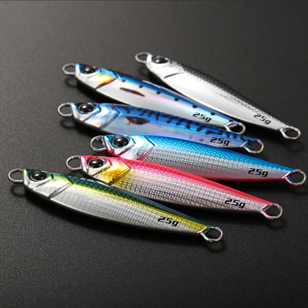JIGGING PRO น้ําเค็มโลหะ Cast Micro Jig ช้อน Lure 10g 14g 22g 25g 30g 40g เหยื่อประดิษฐ์ Shore ช้า Jigging เหยื่อตกปลาปลา Tackle ราคา ถูกที่สุด ดีลบีเคเค แกลเลอรีภาพที่ 9