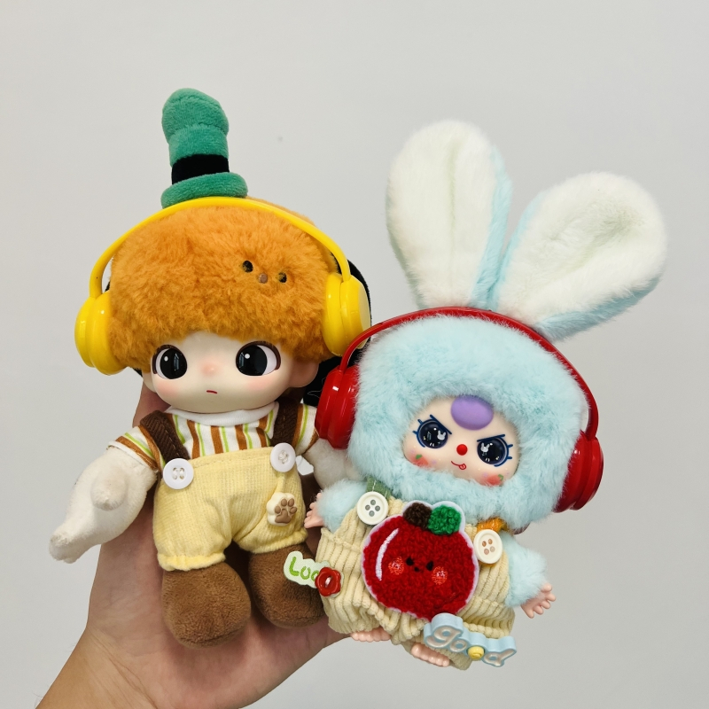 ตุ๊กตาใหม่สําหรับ Lab-V1 V2 V3/Mini Macaron/DIMOO WORLD ตุ๊กตาอุปกรณ์เสริมมินิหูฟัง DIY แต่งตัวของเล่น