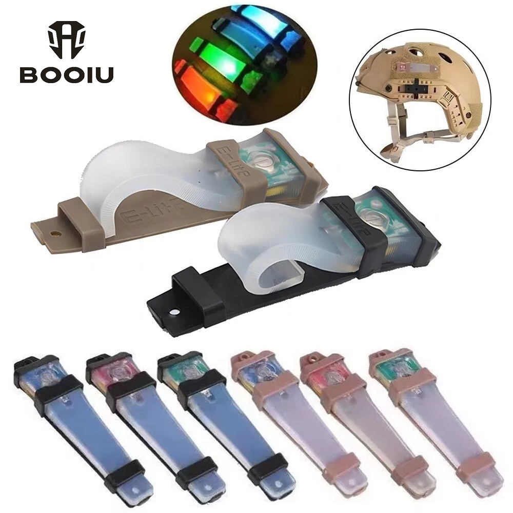 BOOIU หมวกนิรภัยกระพริบ กันน้ำ และสัญญาณไฟ IR Strobe สำหรับการล่าสัตว์ เดินป่า และขี่จักรยาน