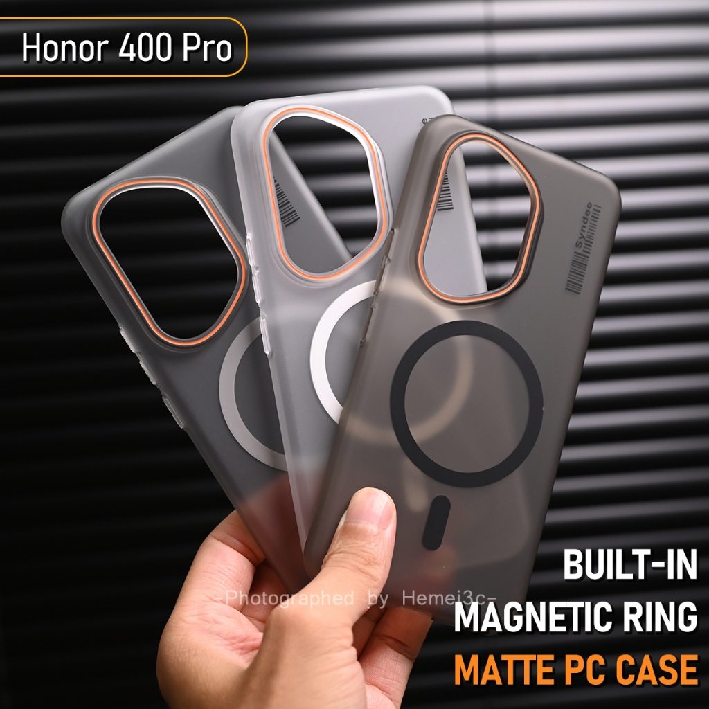 สําหรับ Honor 400 Pro 5G Casing No Yellowing Transparent Slim Hard Phone Case Cover