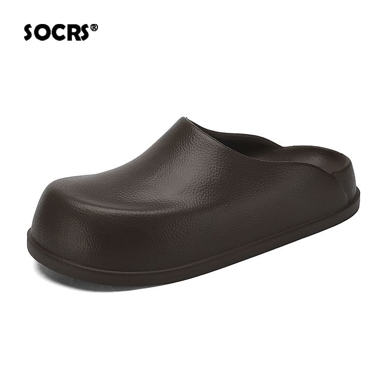 SOCRS 2026 แฟชั่นรองเท้าแตะผู้ชายรองเท้าแตะไม่ลื่นแนวโน้มสบายๆระบายอากาศหนาด้านล่างคุณภาพสูง