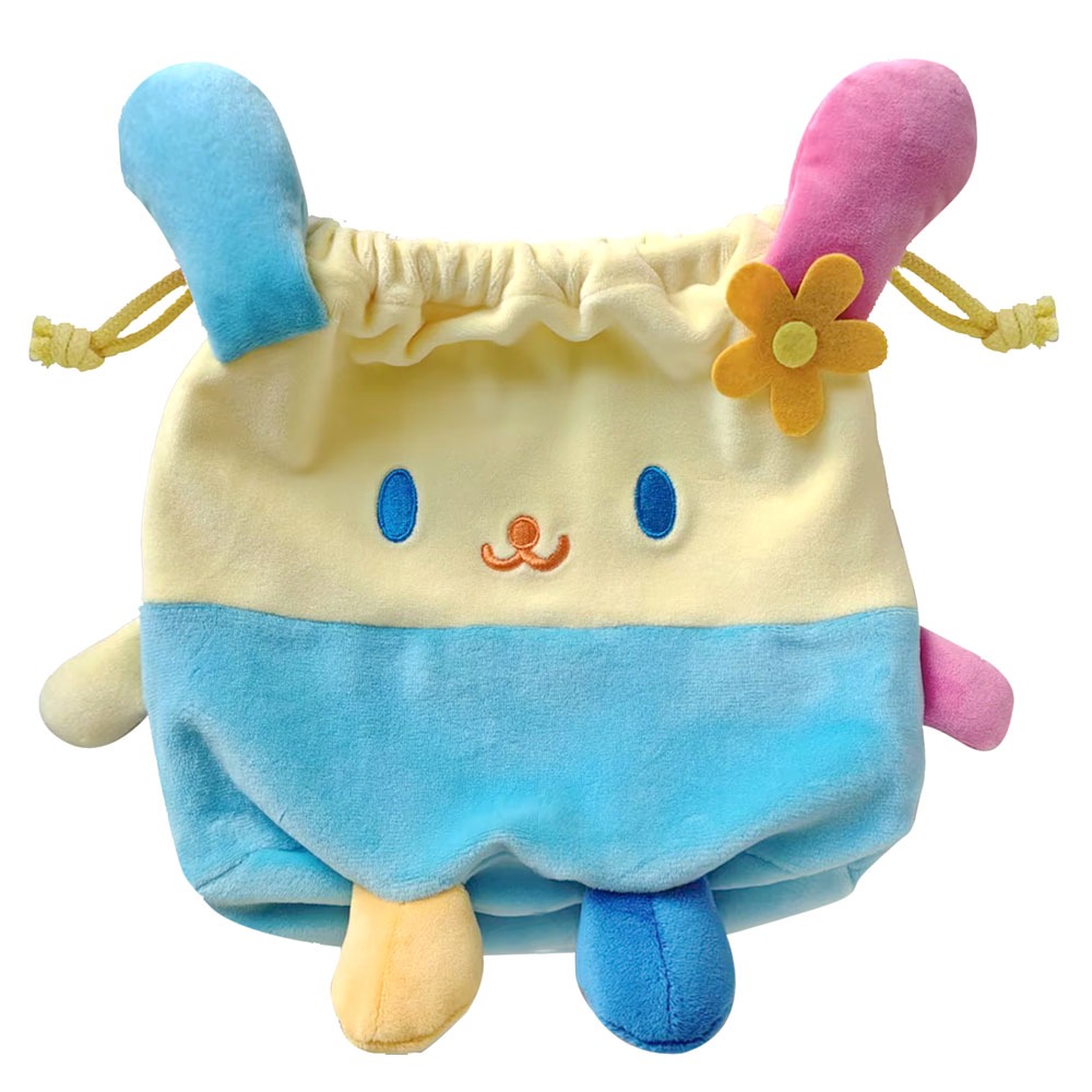 Usahana Bunny Plush Drawstring Bagกระเป๋ากระเป๋าToteกระเป๋าเก็บการ์ตูนอะนิเมะกระเป๋าเดินทาง