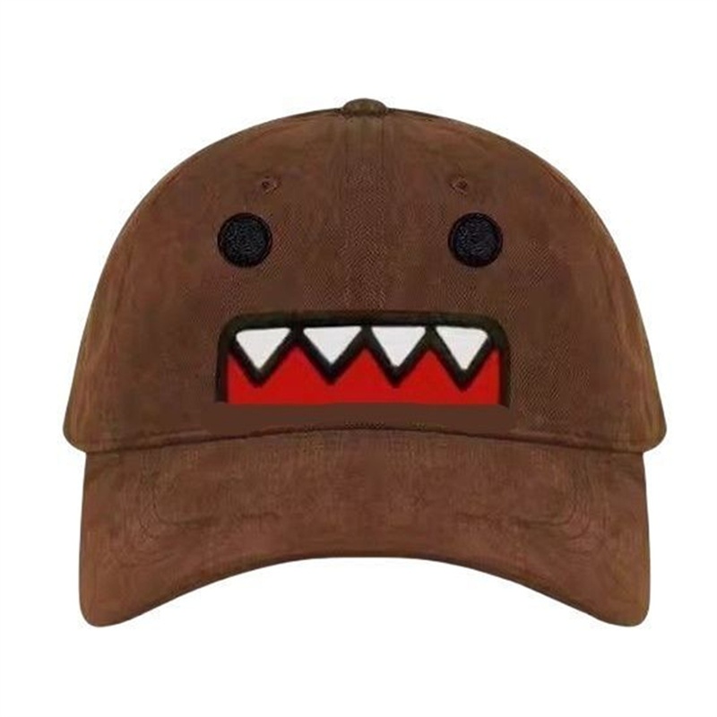 หมวกอะนิเมะ Domo Kun สำหรับทุกวัย ดีไซน์น่ารัก แฟชันnable สีน้ำตาล