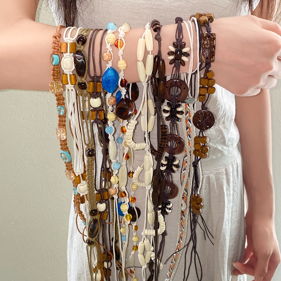 [Jewbeauty] Boho หนังหลายชั้น ตากลม โซ่เอว สไตล์ย้อนยุค สำหรับการตกแต่งเอว แฟชั่นไฮเอนด์