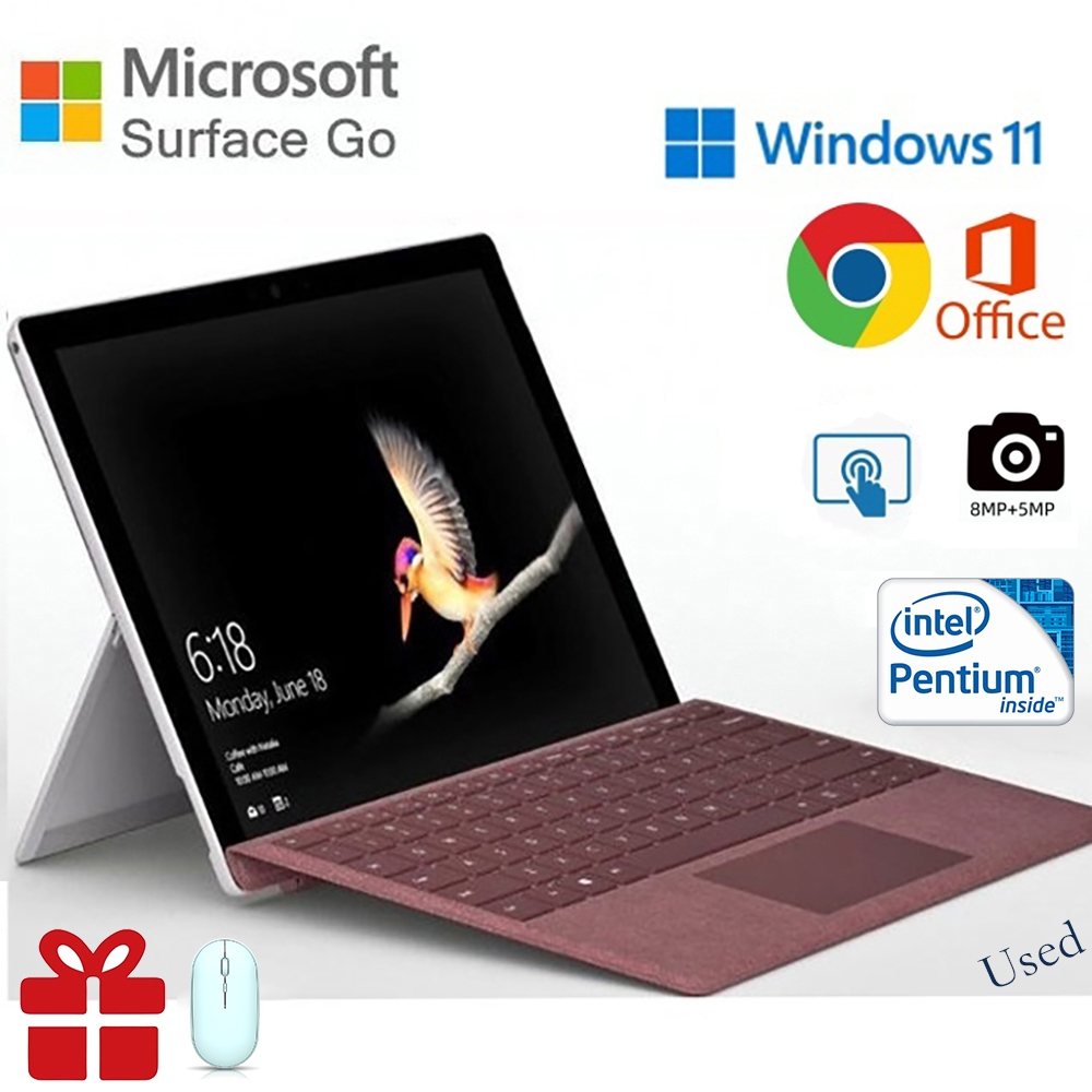 Microsoft Surface go 10.5 นิ้ว Intel Pentium Gold 1.6 Ghz Win11 แล็ปท็อป 8GB RAM 128GB SSD Windows 1