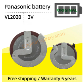 แบตเตอรี่ Panasonic VL2020 ของแท้ BMW mini กุญแจรถรีโมทคอนโทรล 3V แบตเตอรี่แบบชาร์จไฟได้แทน ML2020