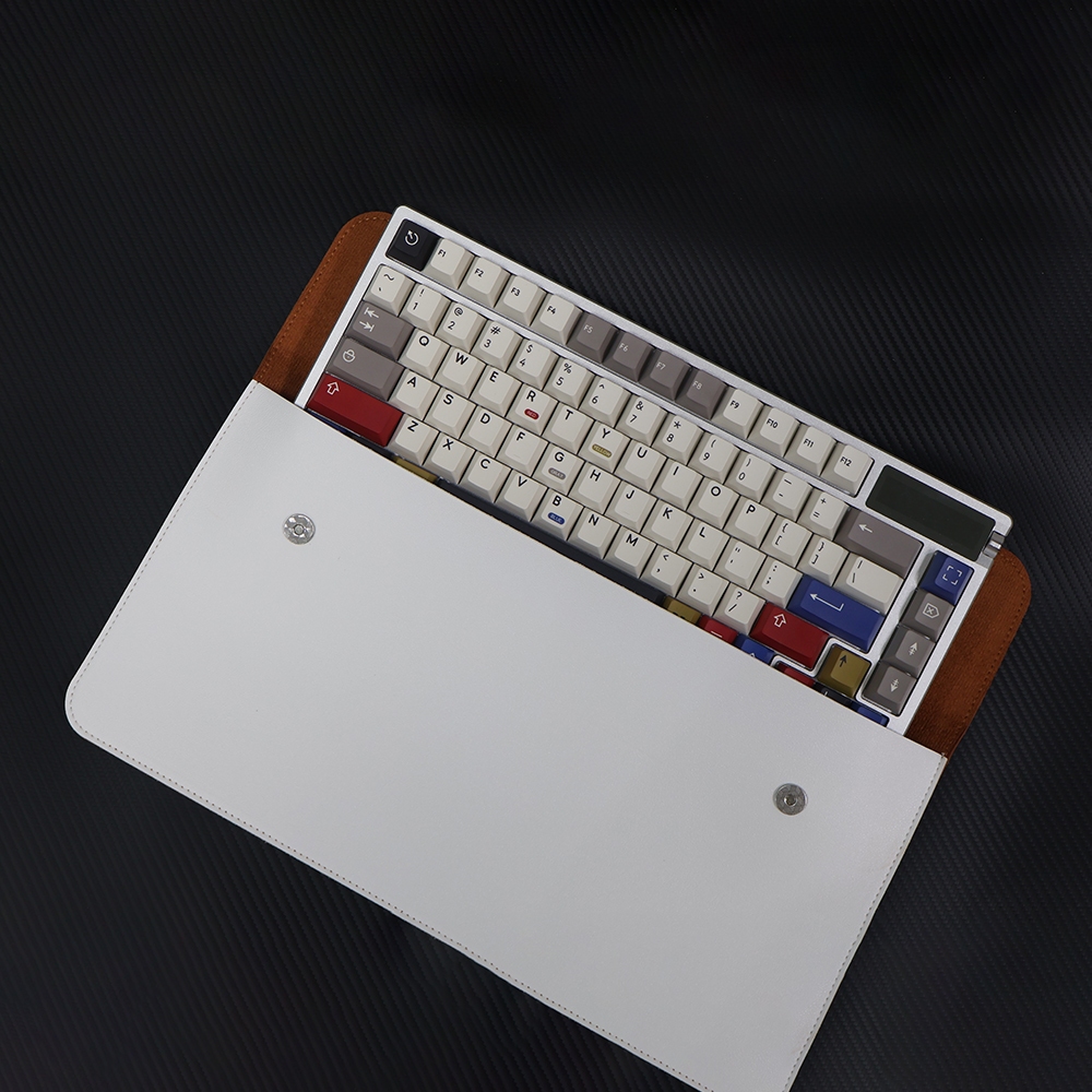 เคสคีย์บอร์ด 75% - กระเป๋าใส่คีย์บอร์ดแบบกําหนดเองหนังระดับพรีเมียม | ปลอกกันฝุ่นมินิมอลสําหรับคีย์บอร์ดแบบกลไก