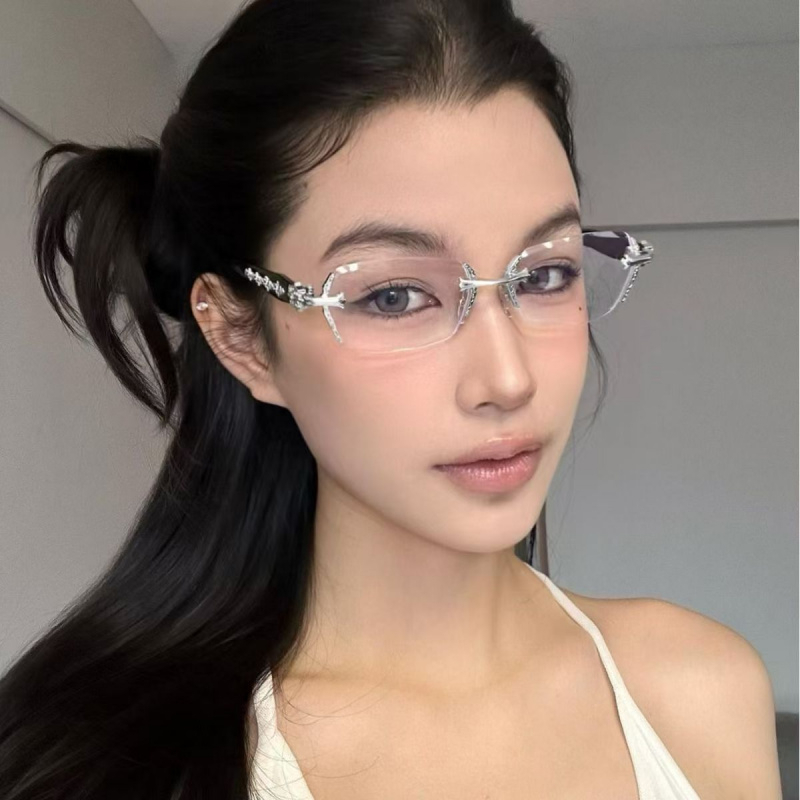 กรอบแว่นตา, แว่นตาสายตาสั้น, การเปลี่ยนสีอัตโนมัติ, 0, -75, -175 ถึง -400, แว่นตาไร้ขอบ, anti-UV, UV400, แฟชั่น 60010 - รูปที่ 2