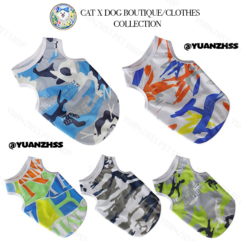 【Yuanzhss】🏕️ เสื้อกั๊กแคมป์ปิ้งสำหรับน้องหมา! เนื้อผ้า Quick-Dry กันน้ำเบื้องต้น ใส่เดินป่าได้