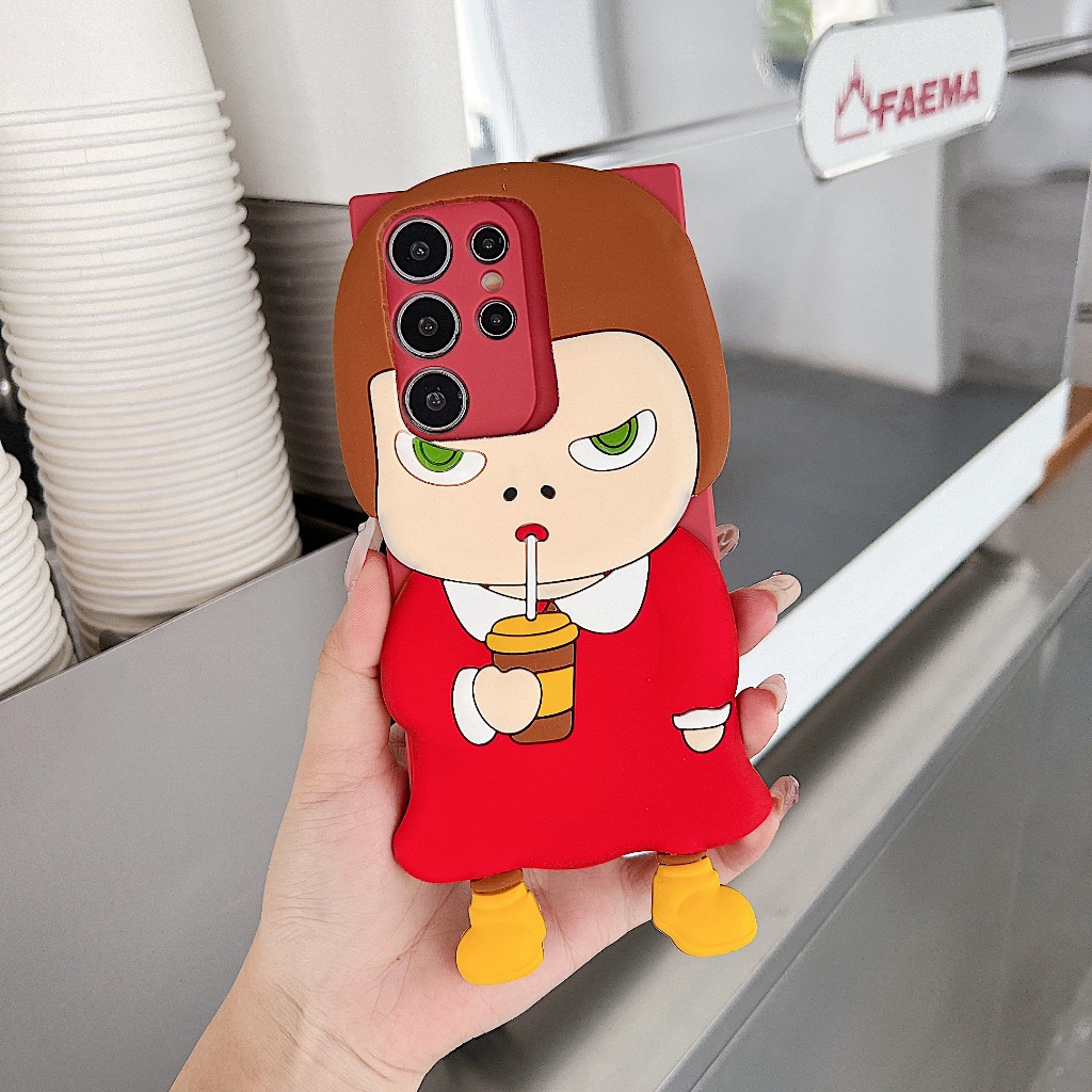 แฟชั่นการ์ตูน 3D นารามิจิ เคส Samsung Galaxy S25 Ultra S25 Plus S25 S24 FE S24 Ultra S24 Plus S24 S23FE S23 Ultra S23 Plus S23 S22Ultra S21Ultra S21FE S20FE Note20Ultra A56 A36 A54 A55 5G Case เคสโทรศัพท์ใหม่ ซิลิโคนอ่อนนุ่มป้องกันการตก เคสมือถือซัมซุง
