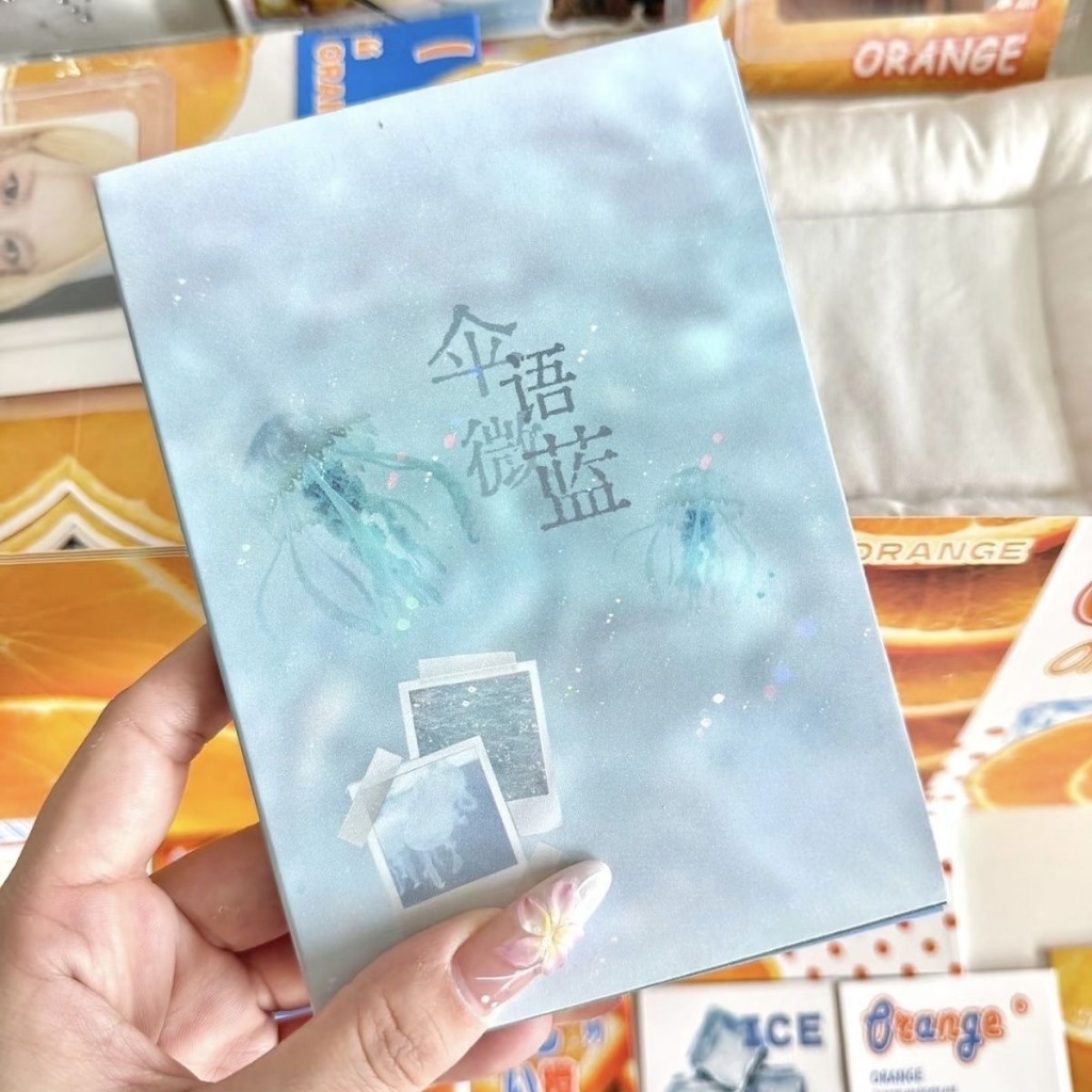 ร่มฝนสติกเกอร์หนังสือข้อความสติกเกอร์หนังสือ ทําเอง วัสดุคู่มือเคสโทรศัพท์ถ้วยน้ําตกแต่งสติกเกอร์