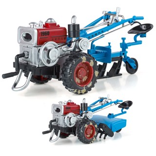1/24 Scale Retro Hand-guided สันเขา ploughing รถแทรกเตอร์/โร…