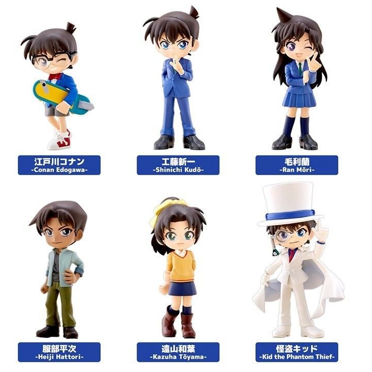 Detective Conan Shinichi/Yuanshan เครื่องประดับตุ๊กตาอะนิเมะ ของขวัญโมเดลอนิเมะ Waba/Xiaolan/Kid