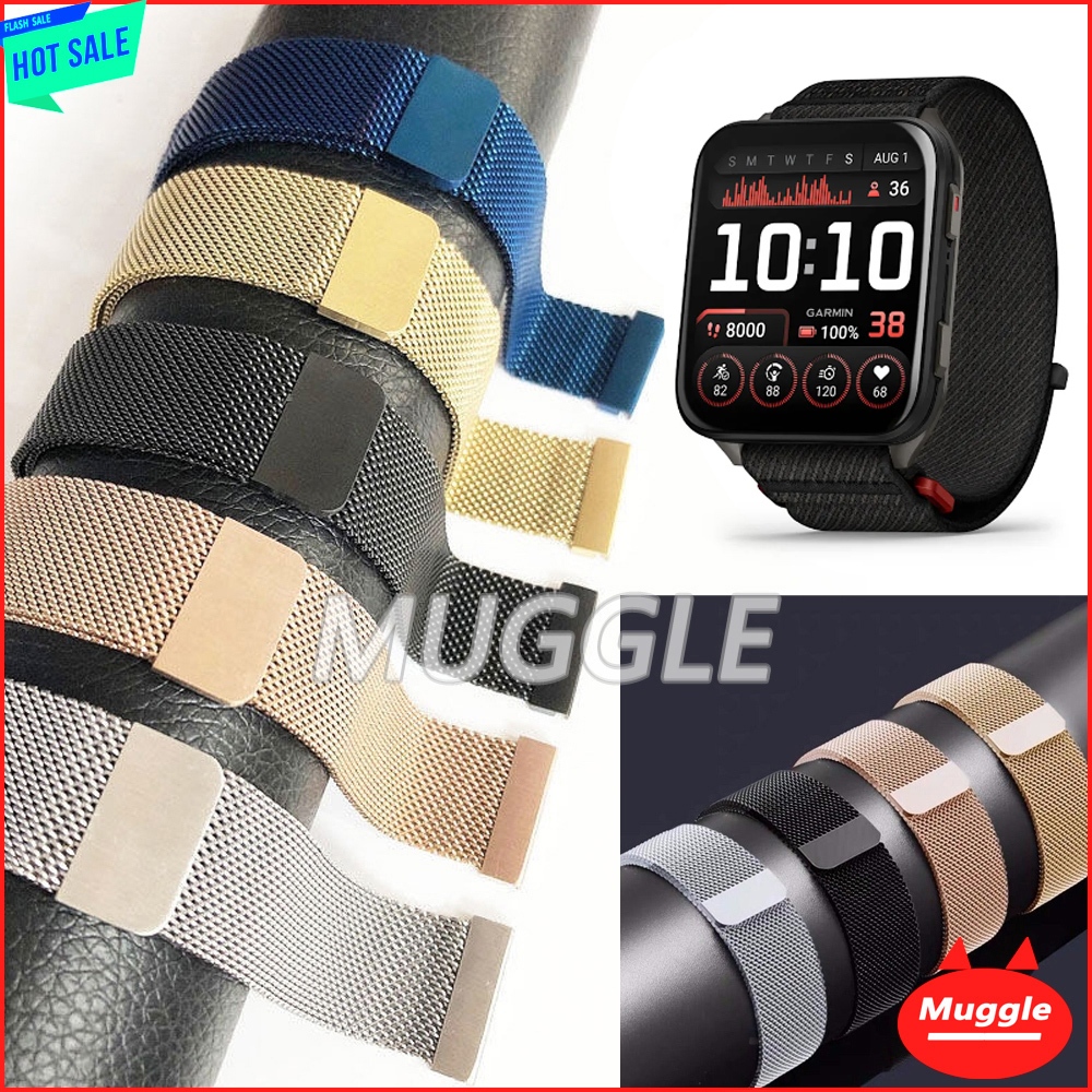 สาย Garmin Venu X1 milan สายโลหะ เปลี่ยนสายรัดแม่เหล็ก นาฬิกาโลหะ Garmin Venu X1 watch