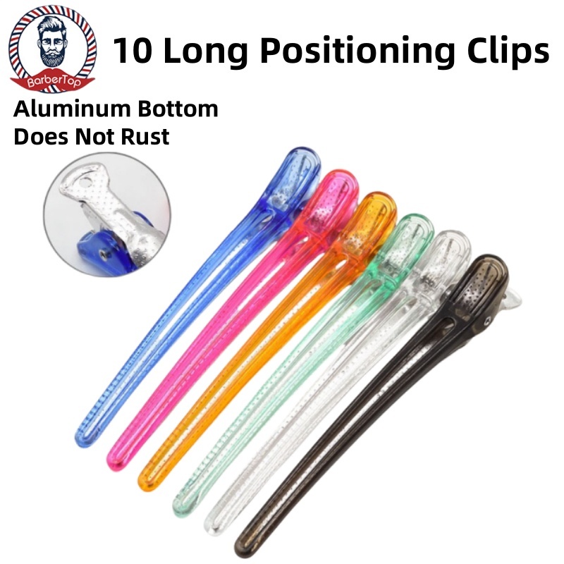 พร้อมส่ง กิ๊บปากจระเข้ พลาสติก สีแคนดี้ สําหรับจัดแต่งทรงผม DIY 10 ชิ้น