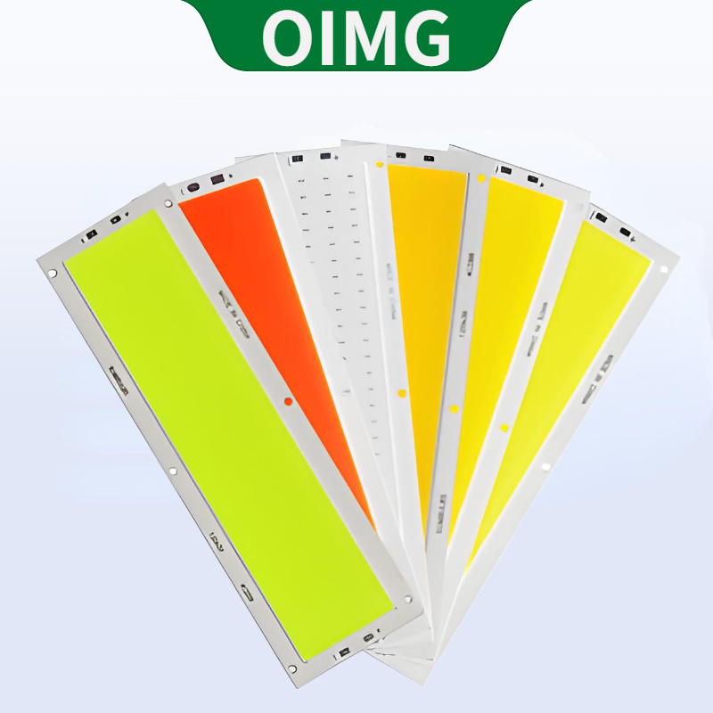 OIMG ลูกปัด Led ชิป DC 12V 14V 120*36 มม.COB Strip หลอดไฟ Led 20W แหล่งแสงสีฟ้าอบอุ่นเย็นธรรมชาติสีขาวสําหรับ DIY Led Floodlight Decor