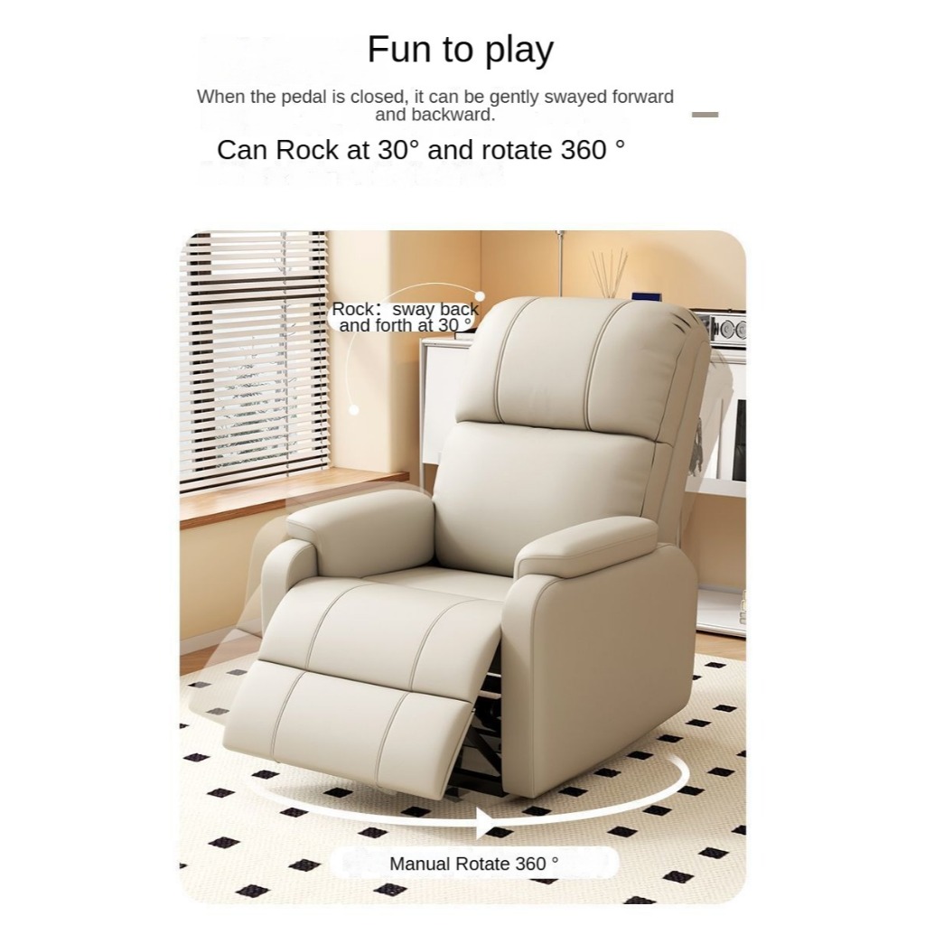 โซฟาปรับ1ชิ้นโซฟาปรับเตียงโซฟามัลติฟังก์ชั่เก้าอี้เลานจ์ปรับ - รูปที่ 5