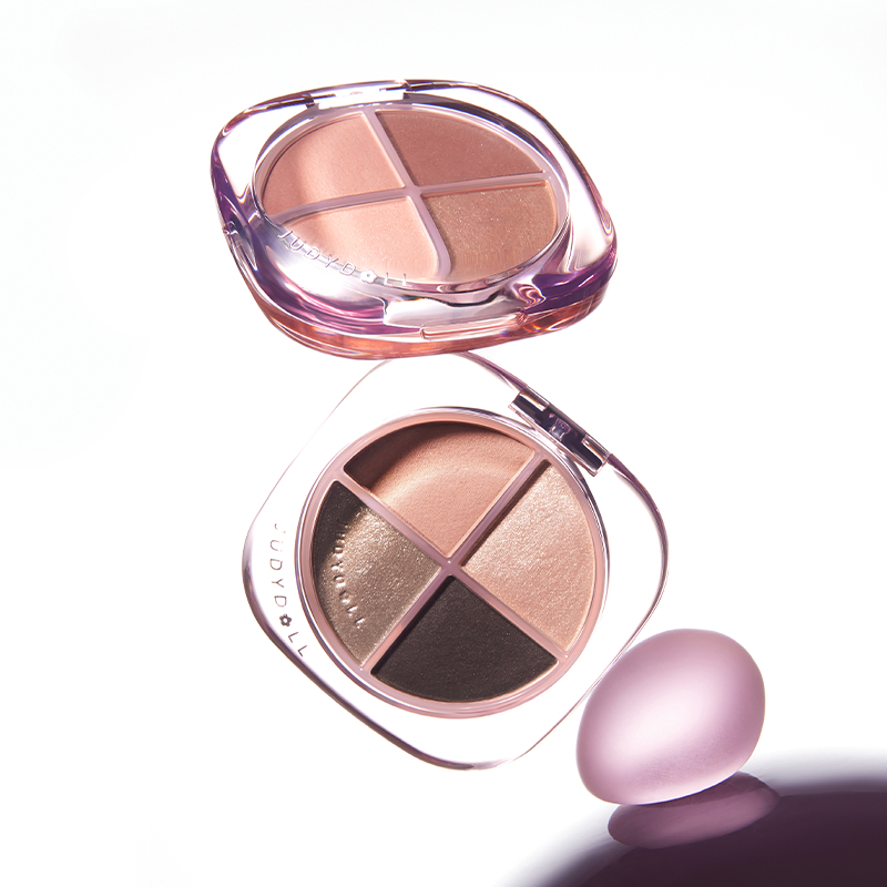 Judydoll  Glazed Beauty Series พาเลทอายแชโดว์สีชื้นสี่สี