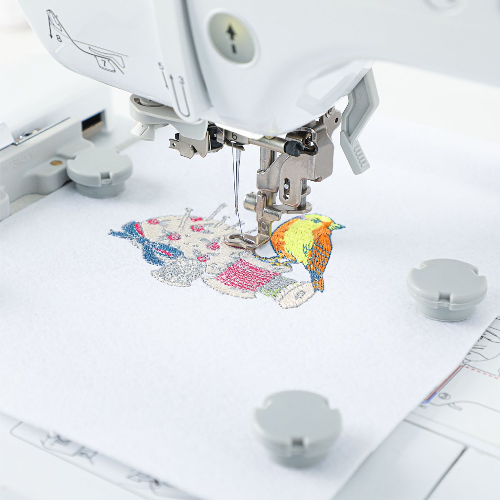 โครงปักแม่เหล็ก Brother สําหรับปักเย็บผ้า NQ1700E NQ1600E ฯลฯ Innov-is เย็บปักถักร้อย Magnetic Hoop