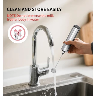 Cliton เครื่องตีนมไฟฟ้า์ KJBQ-S67 2 ระดับความเร็ว Electric Milk Frother เครื่องตีฟองนม แกนตีฟองนม แบบมือถือ