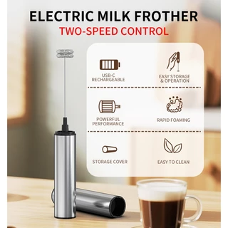 Cliton เครื่องตีนมไฟฟ้า์ KJBQ-S67 2 ระดับความเร็ว Electric Milk Frother เครื่องตีฟองนม แกนตีฟองนม แบบมือถือ