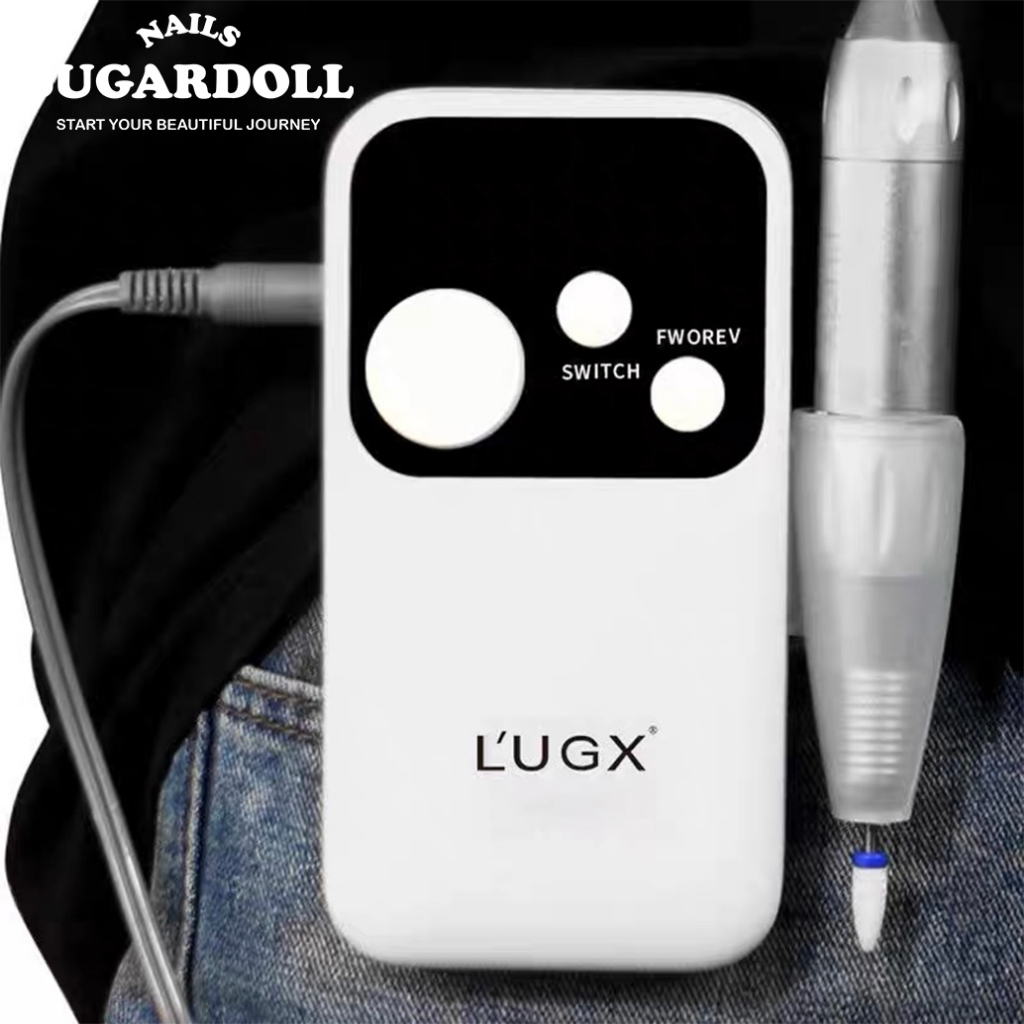 พร้อมส่งในBangkok เครื่องมือทำเล็บ  LUGX  เครื่องเจียสำหรับเจียเล็บ  602S ขาว / ชมพู / ม่วง อุปกรณ์ทำเล็บ  รอบหมุนสูงสุด 35000 รอบ 2200mAh