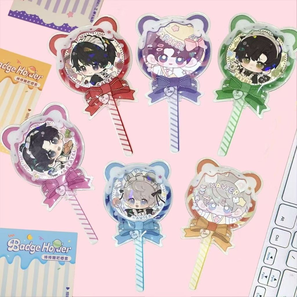 ใหม่ต้นฉบับอมยิ้มน่ารักตราเคสป้องกัน58มมตราการจัดเก็บแสดงตุ๊กตากระเป๋าจี้