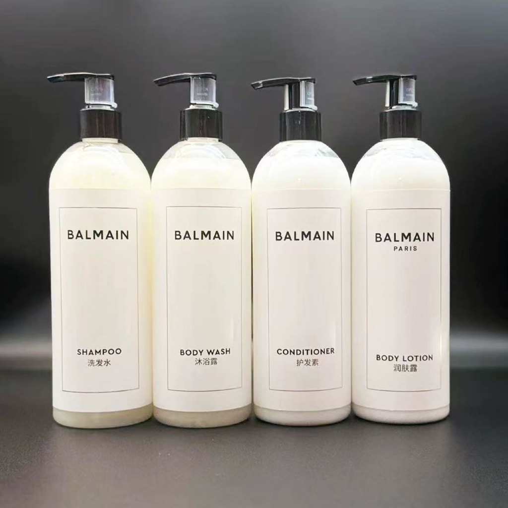 Grand Hyatt Hotels BALMAIN Hotel Balman Line แชมพู ครีมนวดผม Body Wash Body Lotion 475ml