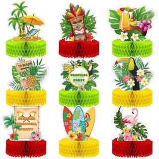 Tropical Hawaiian Beehive ตกแต่ง Flamingo Coconut Tree Beehi…