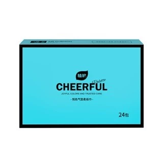 [ 24ห่อ ] Botare CHEERFUL BLUE GB/T 20808 ดีลักซ์ คอมฟอร์ท กระดาษทิชชู่ หนา 4 ชั้น 320 แผ่น
