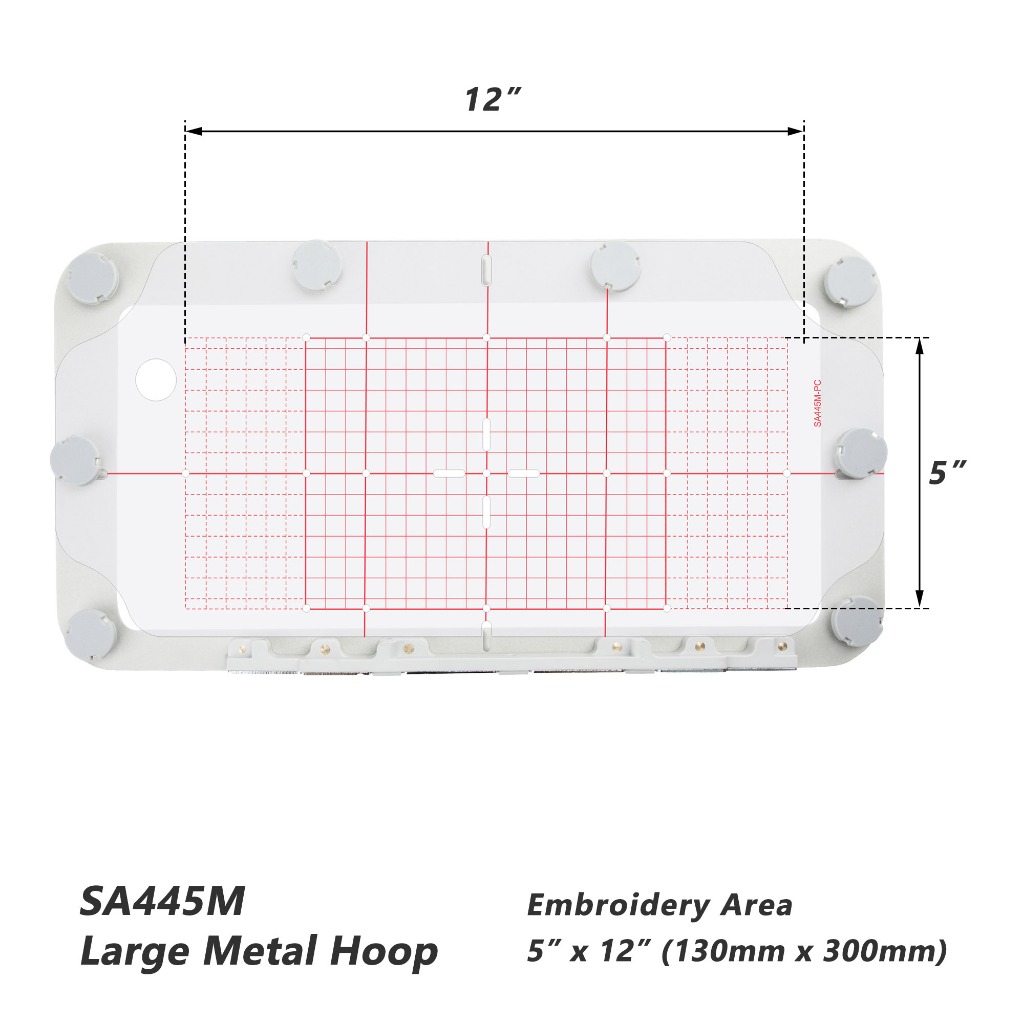 กรอบปักโลหะห่วงแม่เหล็กสําหรับ Brother PE900 SE2000 PE800 SE1900 ฯลฯ เครื่องปัก Innov-is