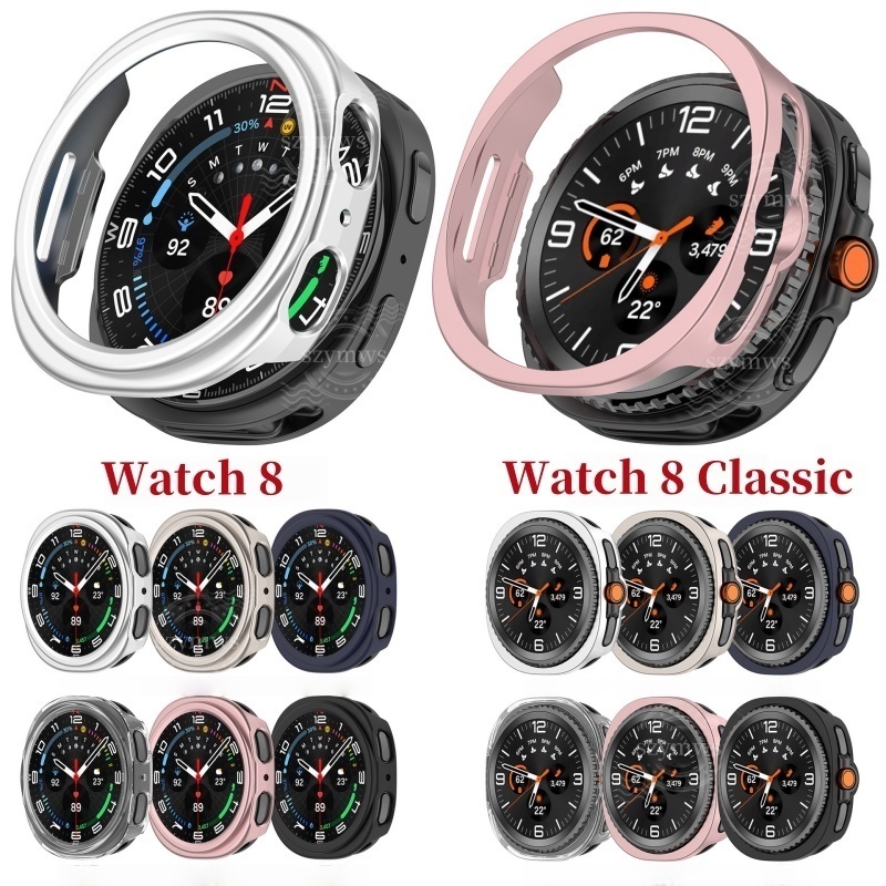 สําหรับ Samsung Watch 8/8 Classic Hollow Case PC Hard Case สําหรับ Samsung Galaxy Watch 8 Classic/นาฬิกา 8 เกราะป้องกันกรณีกันชน