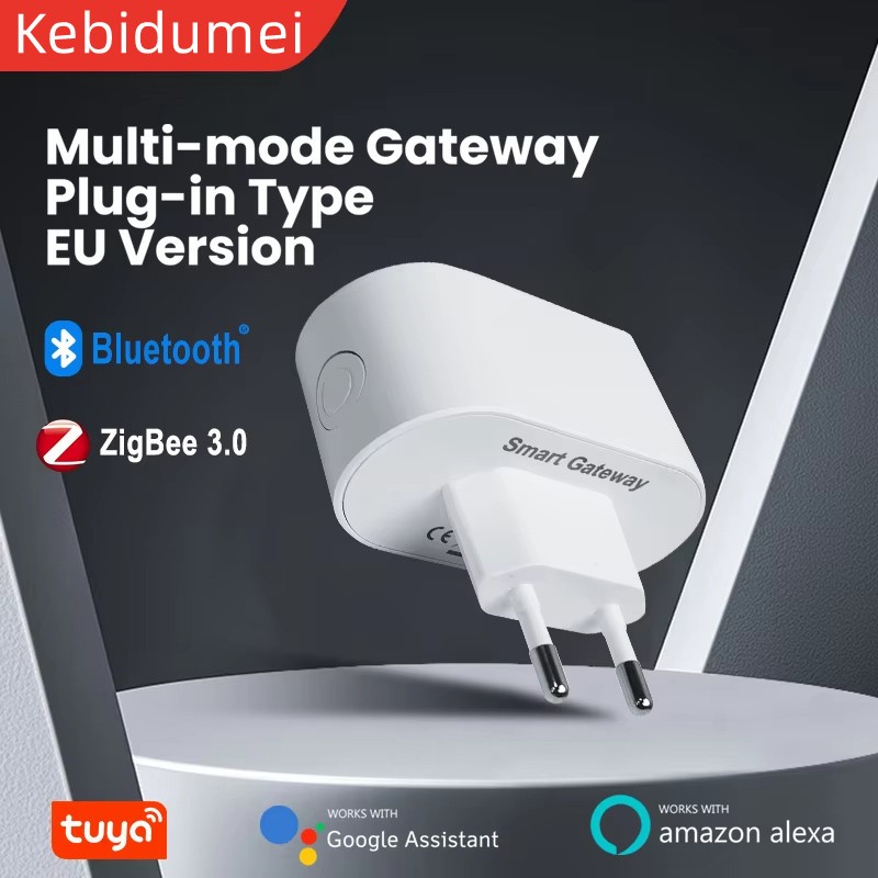 Tuya Plug-in Multi Mode ZigBee Bluetooth Gateway Hub Bridge Smart Life APP รีโมทคอนโทรลไร้สายทํางานร่วมกับ Alexa Google Home