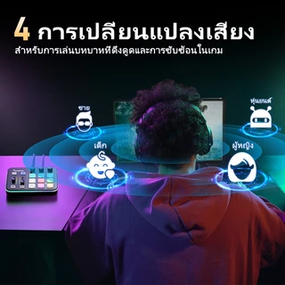 Maono G1 NEO มินิเกมการ ์ ดเสียงอินเทอร ์ เฟซเสียงการ ์ ดเสียงมืออาชีพสนับสนุนไมโครโฟน XLR พร ้ อมไฟ RGB สําหรับ PC,Smart Phone,Gaming,Live Stream