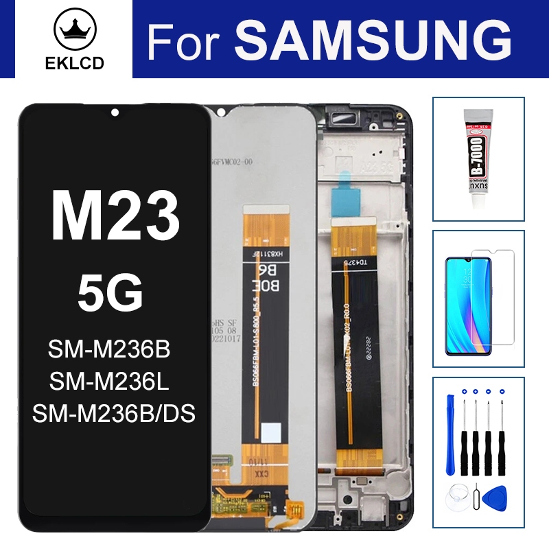 หน้าจอ LCD สําหรับ Samsung Galaxy M23 5G M236 SM-M236B M236L M236B/DS จอแสดงผลแผงสัมผัส Digitizer As