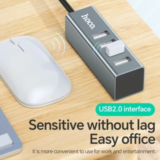 hoco. HB1 4USB Ports/Type-C อุปกรณ์ ตัวแปลง เพิ่มช่อง USB ใช้งานง่าย สินค้าของแท้100%