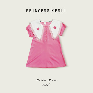 Princess Kesli เดรสเจ้าหญิงเด็ก ชุดเดรสแขนพอง ชุดเดรสน่ารักห…