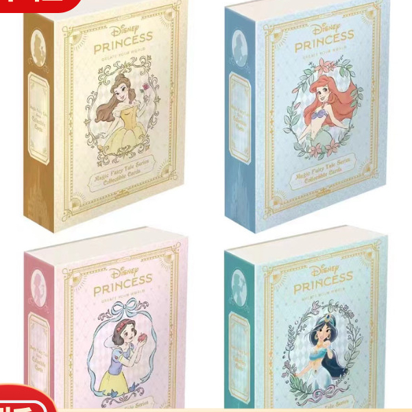 Disney Princess Magic Fairy Tale Series Collection Card Mystery Box Snow White Ariel Ello