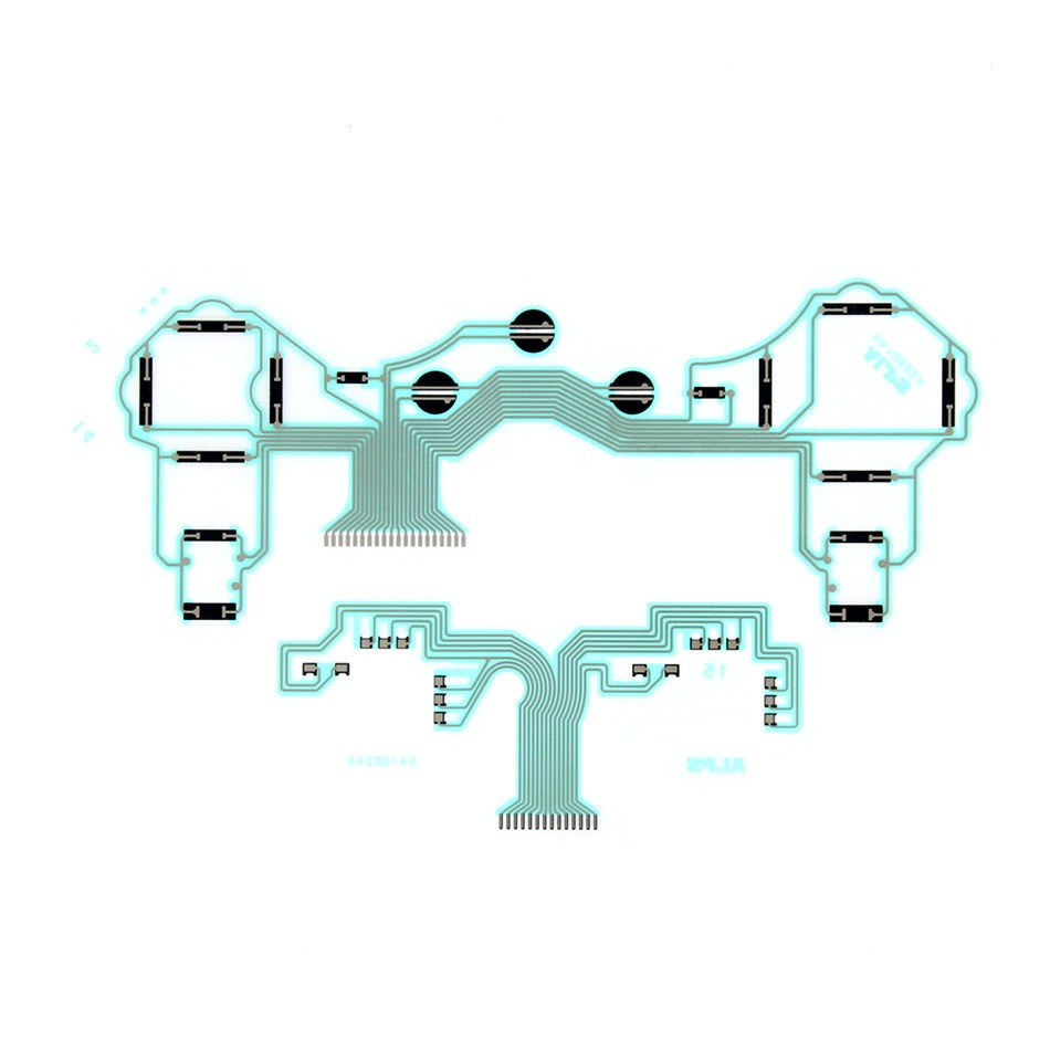 P PS3 Handle Conductive Film PS3 ปุ่มสายแบน 2 ชิ้นแพ็ค PS3 Handle สายแบน SA1Q222A 224A