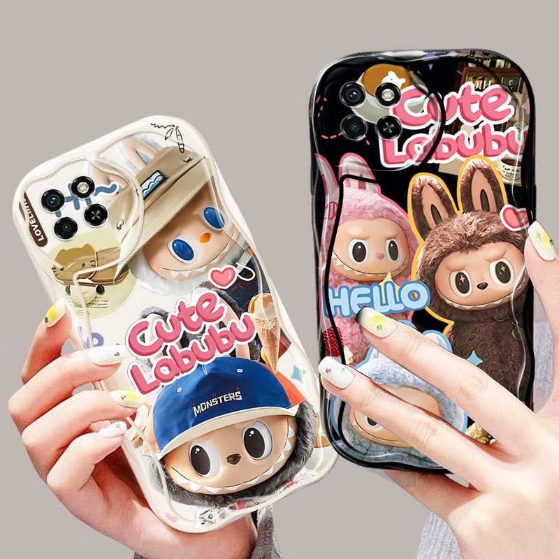 YBD เคสโทรศัพท์สําหรับ Tecno Spark 20 Pro + 4G KJ7 ITEL S23 4G S665L น่ารัก Labubu ปลอก