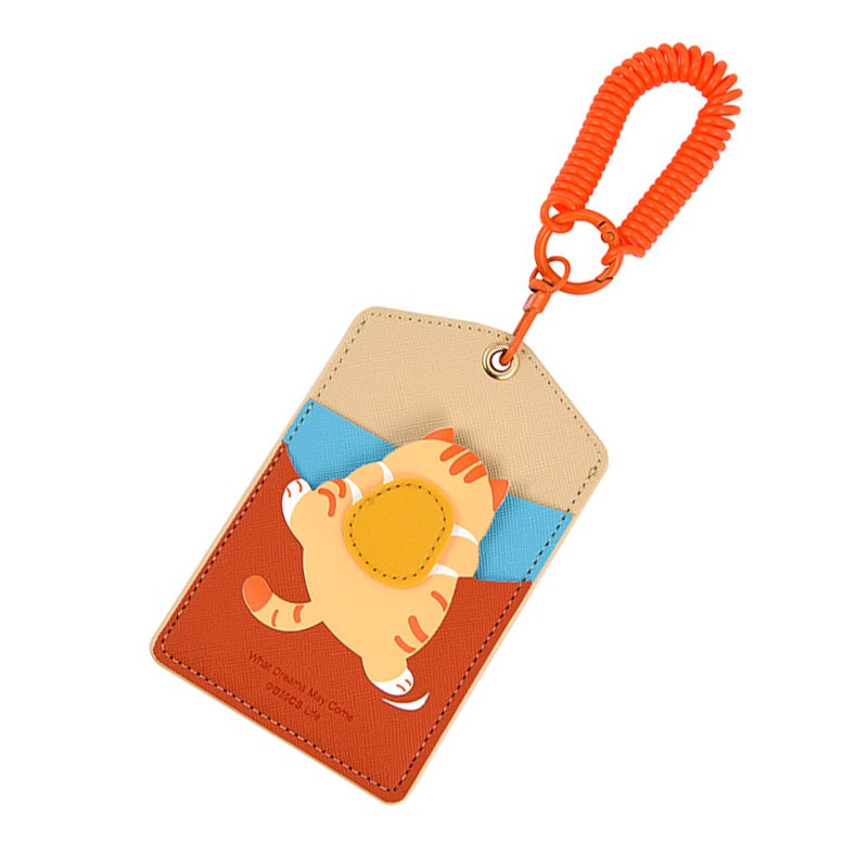 [แกะสลักที่กําหนดเอง] Stundet School ID Work ID Card Holder Metro Card Bus Card Bank Card Cover