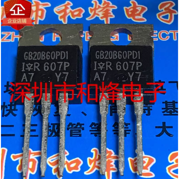 หลอด MOS 2-5PCS ทรานซิสเตอร์ IRGB20B60PD1 GB20B60PD1 GB6B60KD GB4060D IRGB4055 GB15B60KD IRGB15B60KD