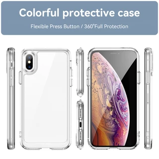 UFLAXE COMO - เคส Apple iPhone X / XS / XS Max / XR - เคสแข็งใสกันเหลืองกันกระแทก เคสโทรศัพท์บางเฉียบป้องกันรอยนิ้วมือ